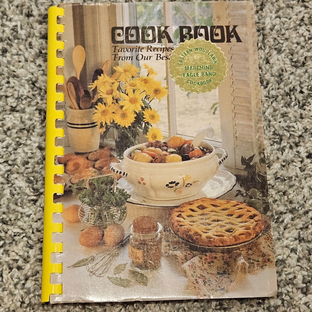 VTG '87 Favorite Recipes from Our Best Cooks Band Boosters Cookbook Cottagecore